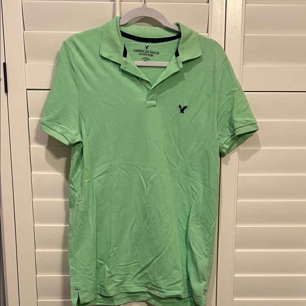 Men’s American Eagle Outfitters Mint Polo Shirt